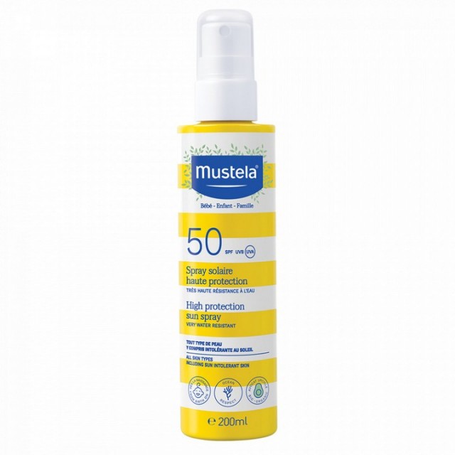 MUSTELA SPRAY WITH HIGH UV PROTECTION 200ML